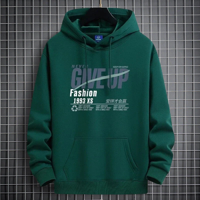 Men's Spring and Autumn Hooded Sweatshirt