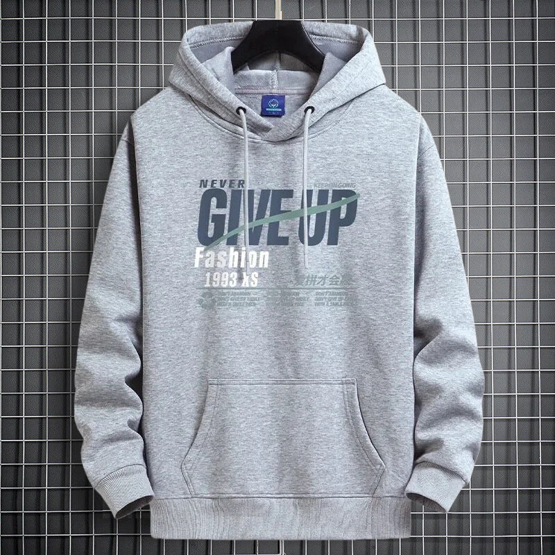 Men's Spring and Autumn Hooded Sweatshirt