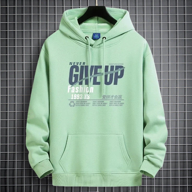 Men's Spring and Autumn Hooded Sweatshirt