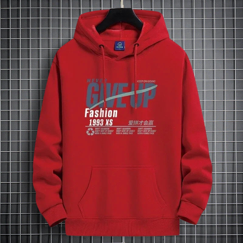 Men's Spring and Autumn Hooded Sweatshirt