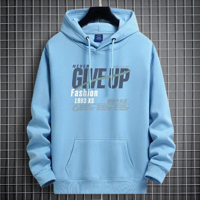 Men's Spring and Autumn Hooded Sweatshirt
