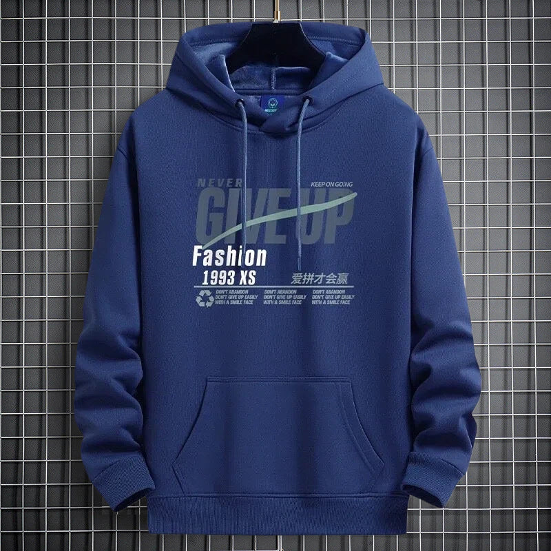 Men's Spring and Autumn Hooded Sweatshirt