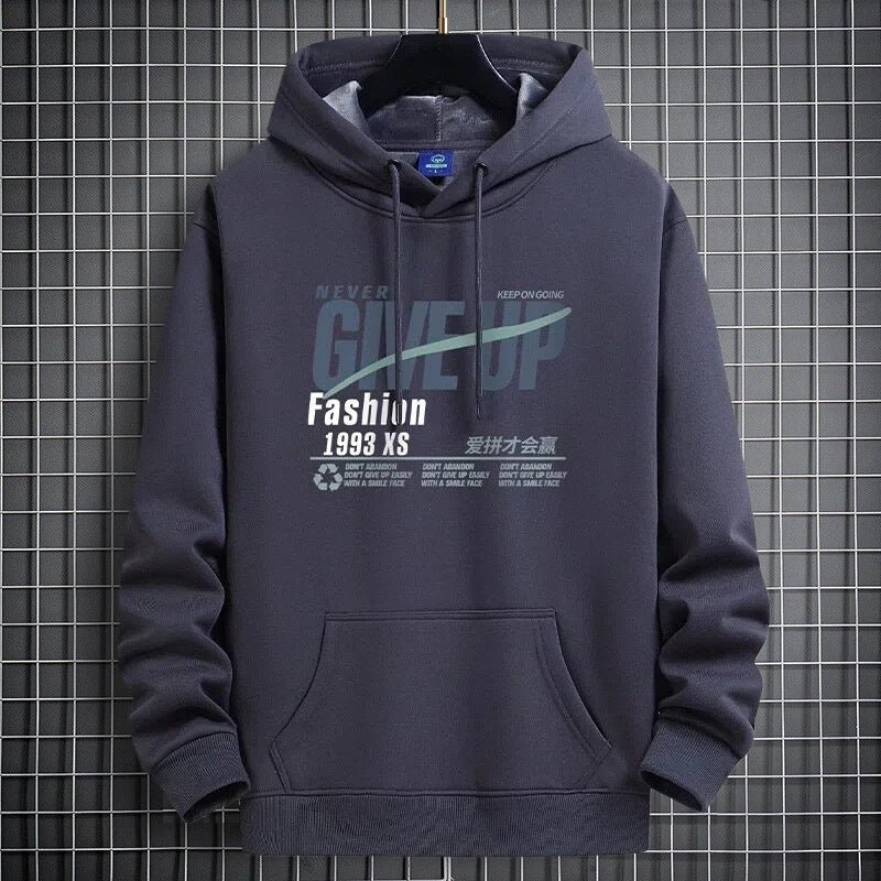 Men's Spring and Autumn Hooded Sweatshirt