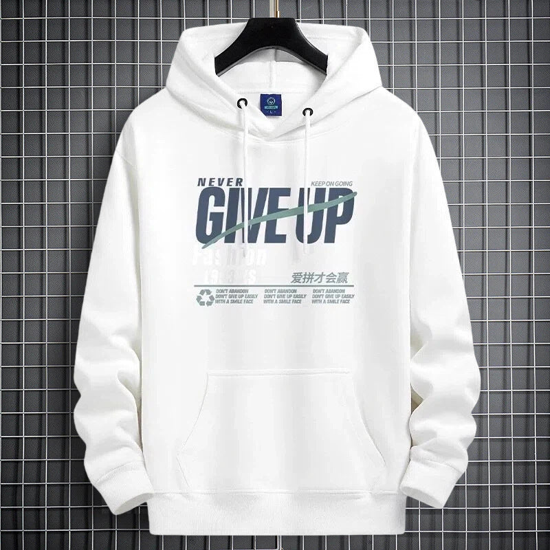 Men's Spring and Autumn Hooded Sweatshirt