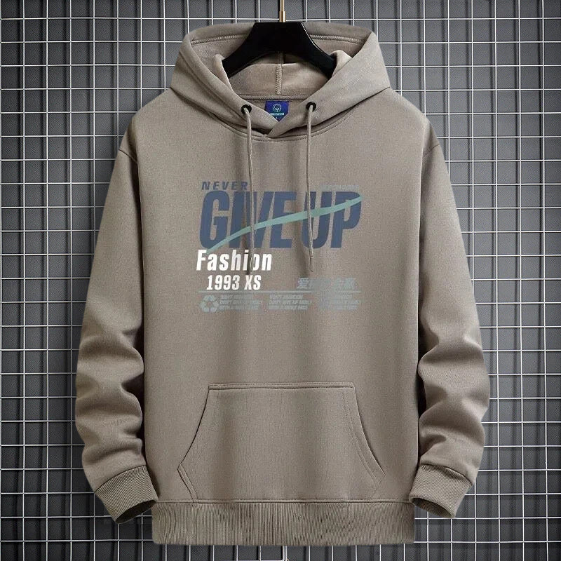 Men's Spring and Autumn Hooded Sweatshirt